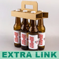 New Arrival Factory Price Wholesale 6 Pack Beer Bottle Paperboard Holder